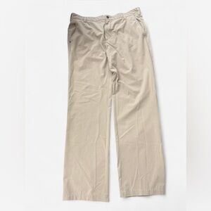 Adidas Athletic Stretch 35x34  Men's Performance Golf Trousers tan pants